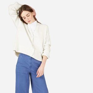 Everlane The Soft Cotton Square Cardigan–XS
